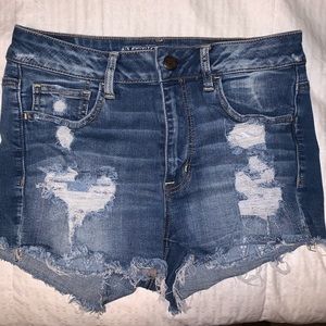 American Eagle Hi-Rise Shortie shorts
